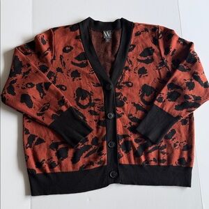 Worthington Leopard Cardigan, 2X